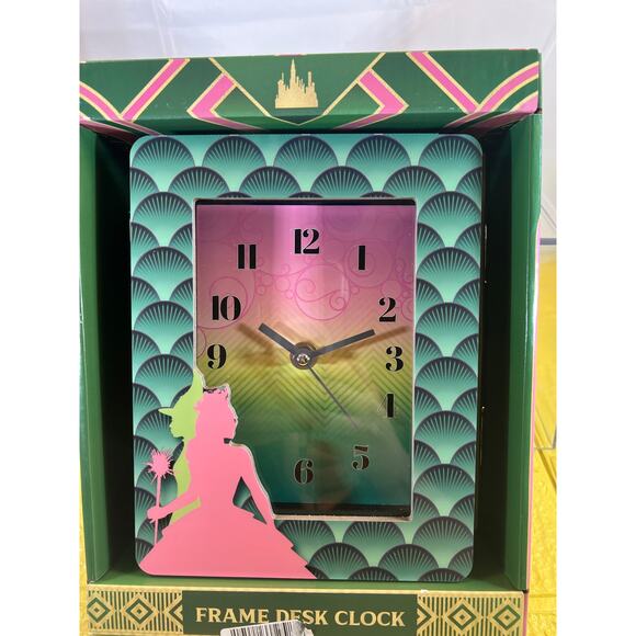 NEW Wicked Glinda Good Witch Frame Desk Clock Green - Picture 2 of 11